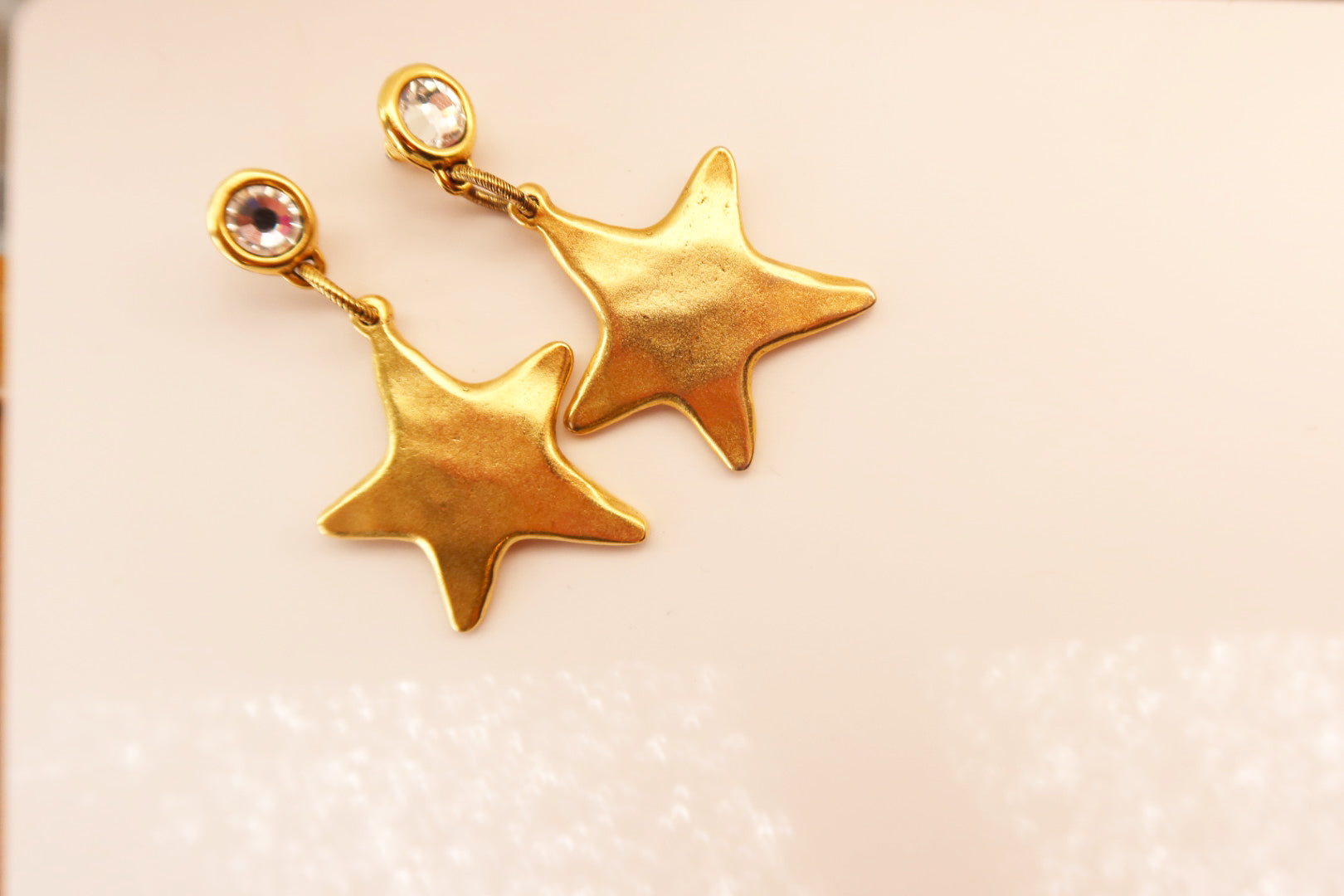 She's So Statement Earrings Star Gold