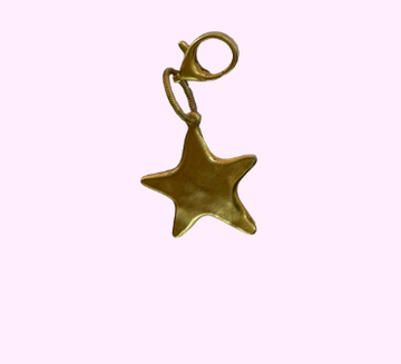 Small Gold Star Bag Charm